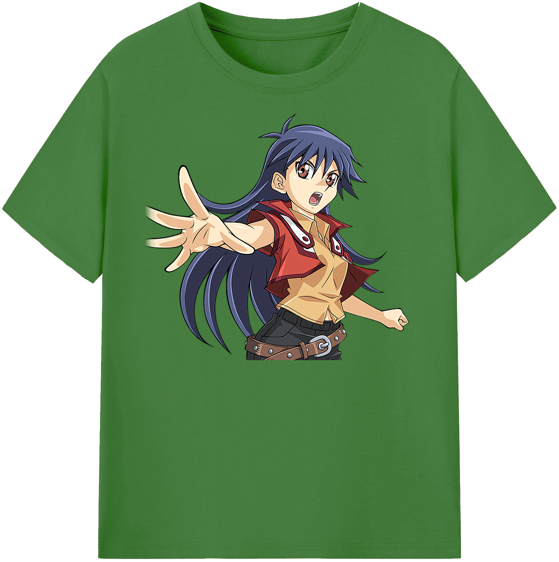 （画像用） 遊☆戯☆王 Yu-Gi-Oh! レディースカジュアルプリントTシャツ（綿100％）